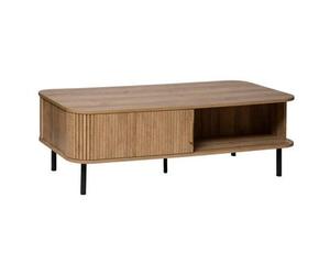 Mesa Baja "colva" Beige 2 Puertas 120x60cm - Atmosphera Createur D'interieur