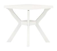 Mesa bistro blanca plástico 70x70x72 cm