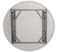 Mesa buffet, redonda, plegable, diámetro 1150 mm, altura 740 mm