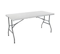 Thinia Home Mesa Plegable Rectangular para Catering Blanco 150x74cm Thinia Home