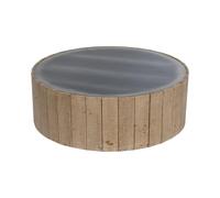 Mesa Centro Abeto Mdf 90X90X30 Natural - Fijalo - El mejor complemento para tu hogar.