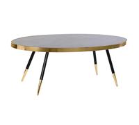 Mesa Centro Acero Cristal 110X50X41,5 Simil Marmol - Fijalo - El mejor complemento para tu hogar.