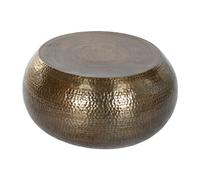 Mesa centro aluminio 60x60x30 dorado , El mejor complemento para tu hogar.