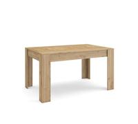 Mesa comedor | mesa fija cocina y salón | 140x90x76 cm | para 6 comensales | muebles comedor | estilo moderno | roble