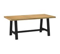 vidaXL Mesa de comedor NOAIN patas en A madera maciza de pino 180x90x75 cm