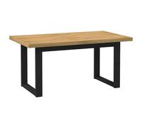 vidaXL Mesa Comedor NOAIN Patas Forma U Madera Maciza Pino 160x90x75cm