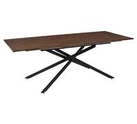Mesa comerdor extensible tiffany con patas de hierro 150/210 x 90 cm h. 75 cm