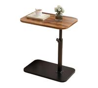 Mesa con extremo giratorio | Lado de espacios pequeños - Sofá de 360 grados para sofá con forma | Ahorro de espacio Ide y mesita de noche, bandeja de tiempo para aperitivos, decoración de sala de