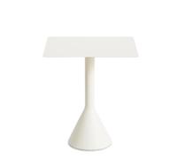 HAY Mesa cuadrada de café 65x65 cm Palissade Cone Cream white