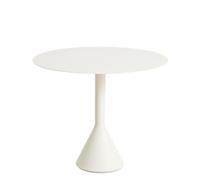 HAY Mesa redonda de café Palissade Cone Cream white. Ø90 cm