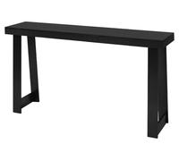 Mesa consola de 140 cm, mesa moderna para colocar detrás del sofá, mesa rectangular de madera para la entrada, mesa estrecha y alargada para complementar la decoración, ideal para pasillos, dormitorio