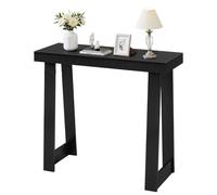 Mesa consola de 91.5 cm, mesa moderna para colocar detrás del sofá, mesa rectangular de entrada de madera, mesa estrecha y alargada para complementar la decoración, ideal para pasillos, dormitorios, s