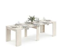 Mesa Consola Extensible 50-235x90 Cm Denis Microcemento Beige 51 X 78 X 90 Cm
