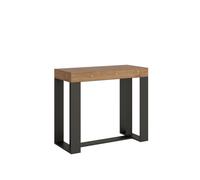 Mesa consola extensible 90x40/190 cm Futura Pequeña Estructura Antracita