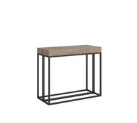 Mesa consola extensible 90x40/196 cm Epoca Estructura pequeña Antracita