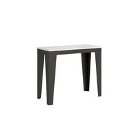 Mesa consola extensible 90x40/196 cm Flame Small Evolution Estructura antracita
