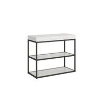 Mesa consola extensible 90x40/300 cm Plano Estructura Antracita