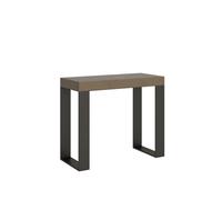 Mesa consola extensible 90x40/300 cm Tecno Premium gris paloma - Itamoby