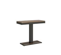 Mesa consola extensible Capital Evolution 90x40/300 cm con estructura antracita