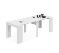 13Casa Mesa de comedor extensible Blanco (51/237x90 cm)
