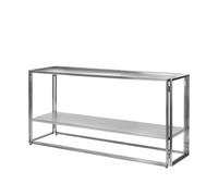 Kristina Dam Studio Consola Foldable 124×60 cm Acero inoxidable cepillado