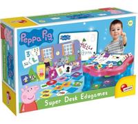 Mesa de actividades "Peppa Pig", escritorio infantil con 10 juegos educativos, marca LISCIANI GIOCHI, para niños a partir de 2 años