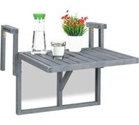 Mesa de balcón colgante de madera