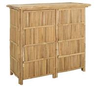 Mesa De Bar Exterior Natural 115 X 55 X 105 Cm Bambú Vidaxl