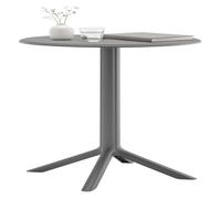 Mesa de bar tomas plástico gris oscuro ø 60 cm