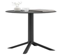 Mesa de bar tomas plástico negro ø 60 cm