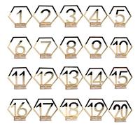 Mesa De Boda Número 1-20 Números De Mesa De Acrílico Números Gigantes Para Decoración De Fiesta Soportes De Números De Para Bodas Número De La Tabla La Señal Tonos Terrestres