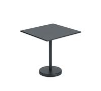 Muuto Mesa de acero Linear 70x70 cm Black