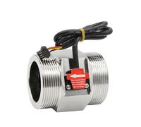 Mesa de caudalímetro inteligente, Sensor de Flujo de Agua de 1 pulgada, medición de flujo, temperatura, velocidad de flujo, caudalímetro integrado para líquidos(DN40)