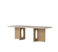 Audo Copenhagen Mesa lounge Androgyne Sand/kunis breccia. base de roble
