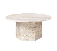 Mesa de Centro Epic Redonda Ø80 Travertino Blanco