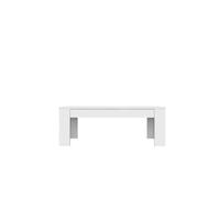 Mesa de centro fija blanco brillo venus