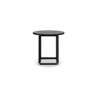 Mesa de Centro Florence de New Works, Ø50 Cm, Mármol Negro Marquina.