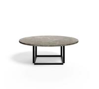 Mesa de Centro Florence de New Works, Ø90 Cm, Mármol Gris Du Marais