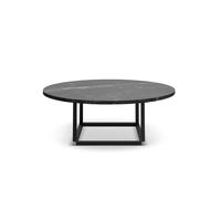 Mesa de Centro Florence de New Works, Ø90 Cm, Mármol Negro Marquina.