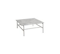 HAY Mesa de centro Rebar 80x84x33 cm Grey marble-fossil