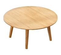 Mesa de centro redonda de estilo japonés, pequeña mesa baja para el hogar, estudio, sala de estar y sala de juegos, diseño simple y lindo para niños y adultos (color: especificar color)