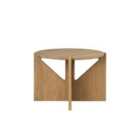 Kristina Dam Studio Mesa de centro Simple Ø52 cm Roble con lacado en tono cálido