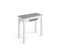 MESA DE COCINA - MODELO LAZIO- MATERIAL MDF/MARBLE BLACK- MEDIDAS 80 X 40/80 X 76 CM Raíz Mesas de Cocina Inicio Muebles de cocina Mesas de cocina extensibles Nueva colección Momma Home