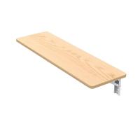 Mesa de cocina plegable compacta montada en la pared, escritorio flotante que ahorra espacio y banco de trabajo plegable para áreas pequeñas (madera, 40 x 20 cm), ideal para el hogar, la oficina y los