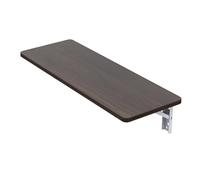 Mesa de cocina plegable de pared que ahorra espacio, banco de trabajo flotante de nogal de 120 x 40 cm, escritorio plegable compacto para áreas pequeñas, solución versátil para comedor y trabajo