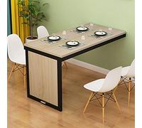 Mesa de cocina plegable montada en la pared, escritorio de comedor convertible que ahorra espacio y estación de trabajo de oficina compacta para espacios pequeños, muebles versátiles de hojas