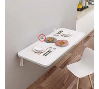 Mesa de cocina plegable montada en la pared, escritorio flotante compacto con diseño de agujero de tornillo, comedor y banco de trabajo que ahorra espacio para lavandería, muebles plegables versátiles