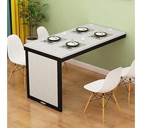 Mesa de cocina plegable montada en la pared, mesa de comedor flotante convertible que ahorra espacio para hogares pequeños, escritorio de hojas caídas, estación de trabajo versátil para oficina y