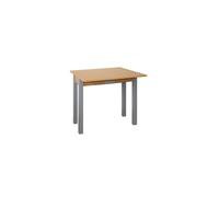 Mesa de cocina rectangular extensible - modelo hena - sobre mdf - patas madera roble