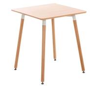 Mesa de cocina viborg madera natural 60x60x70 cm